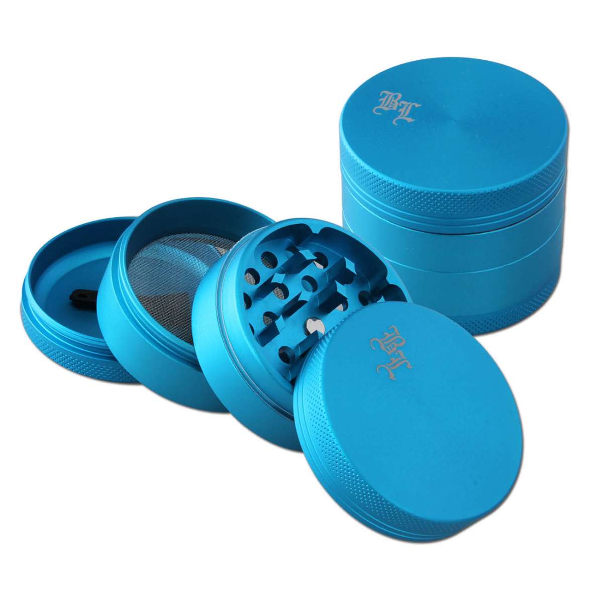 BLACK LEAF 4-Part Satin Matte Herb Grinder