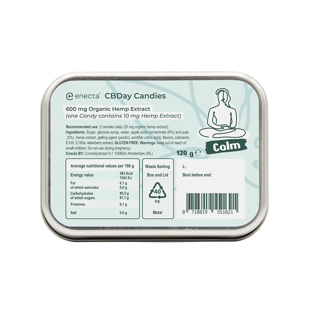 ENECTA CBDay Candies - 60 Candies