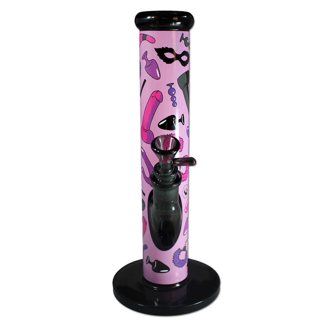 BLACK LEAF X FIRE-FLOW Sex Toy Glass Water Pipe