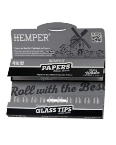 HEMPER Kingsize Slim Papers + Glass Tips