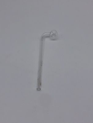 Tubo de óleo de vidro dobrado