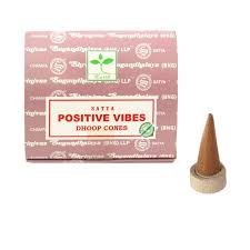 SATYA Positive Vibes Incense Cones