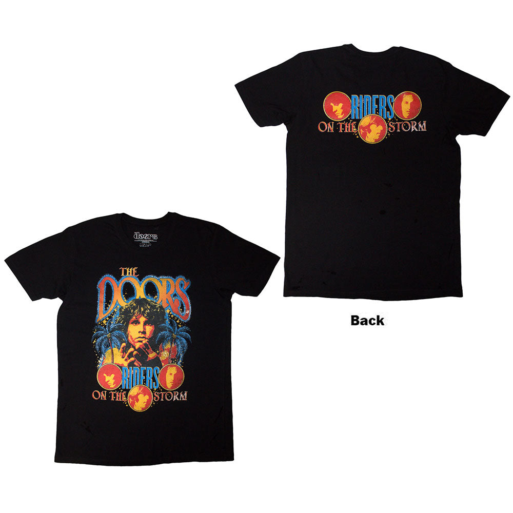 The Doors Unisex T-Shirt: Riders On The Storm (Back Print)
