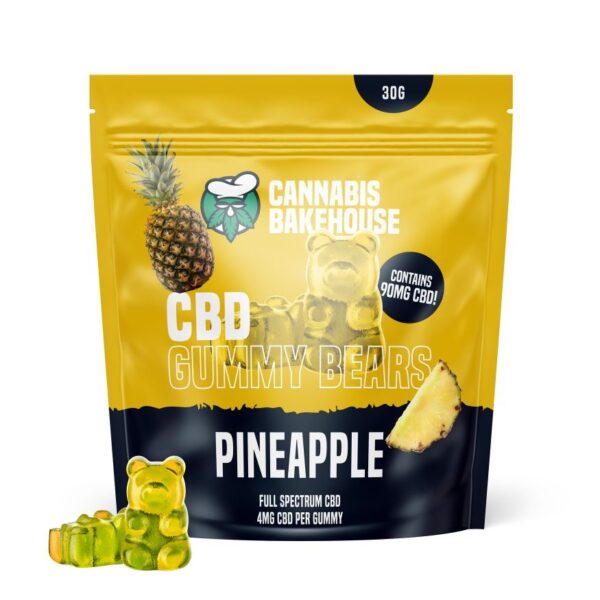 CANNABIS BAKEHOUSE CBD Gummy Bears - Pineapple