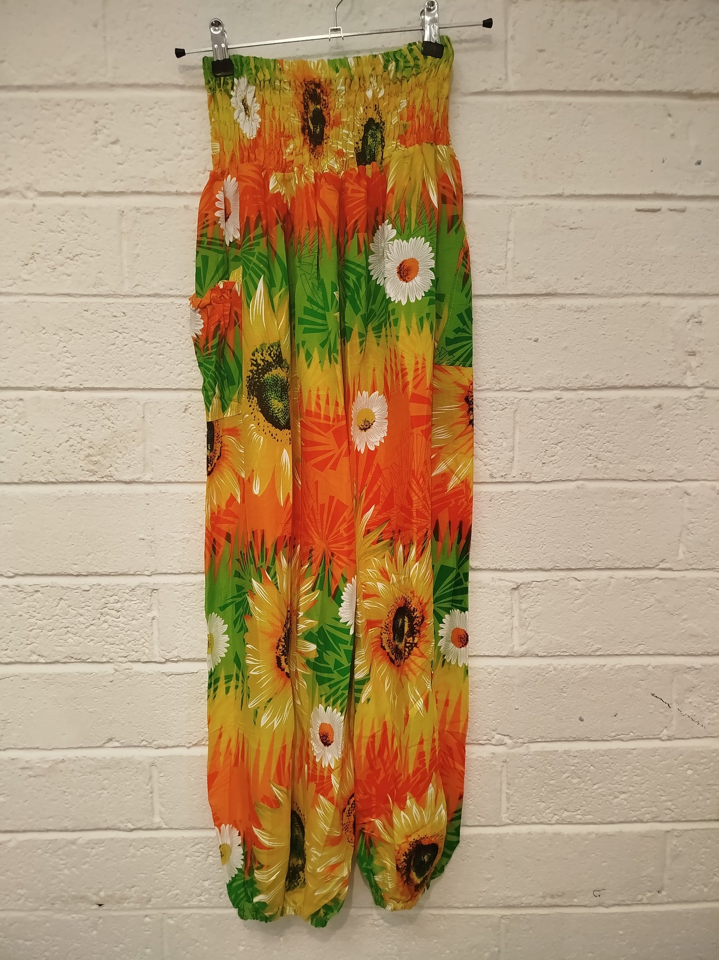 Sunflower Print Trousers