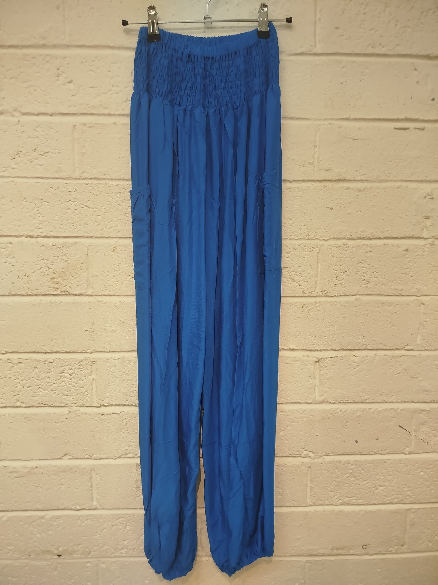Plain Print Pocket Trousers
