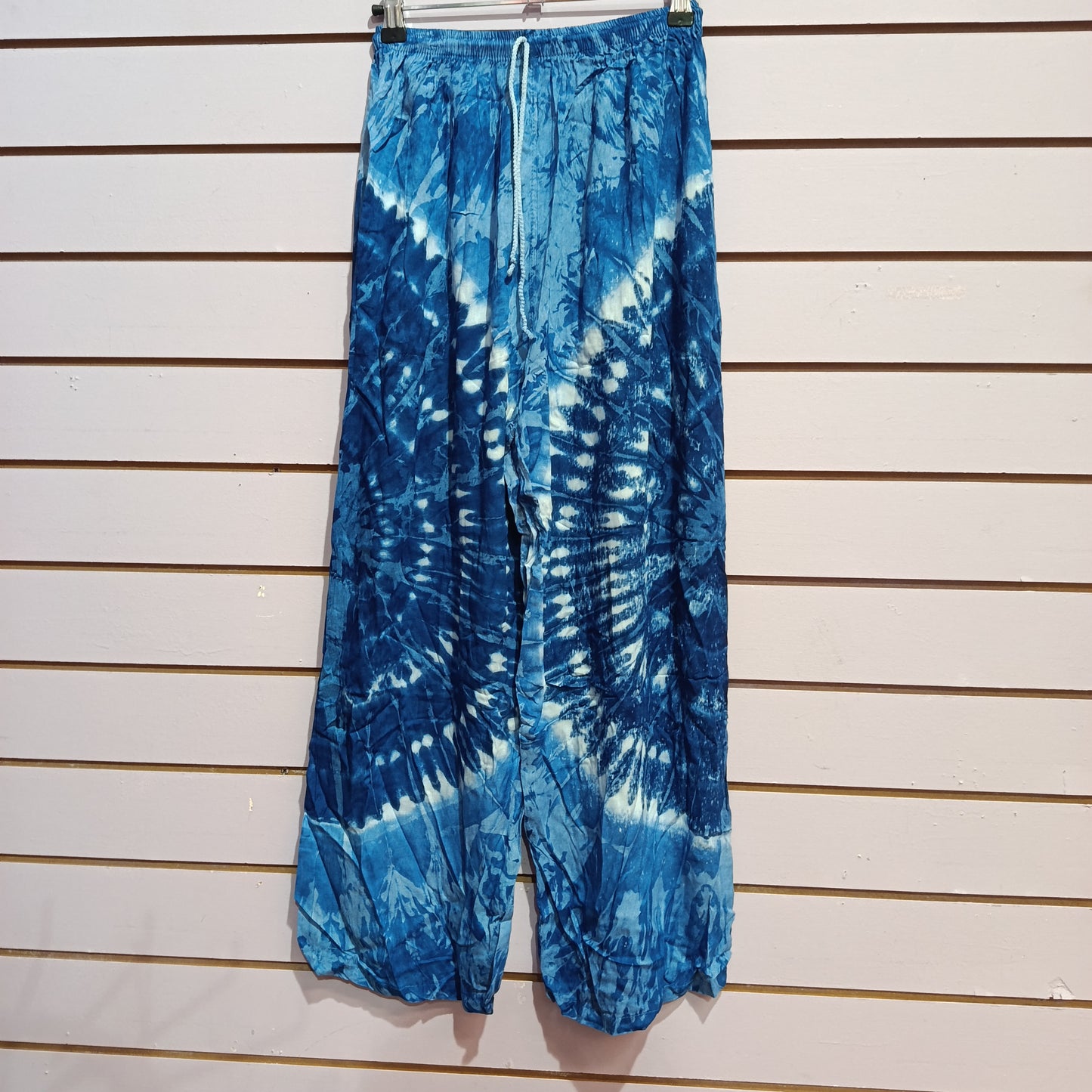 Blue Flow Tie Dye Pants