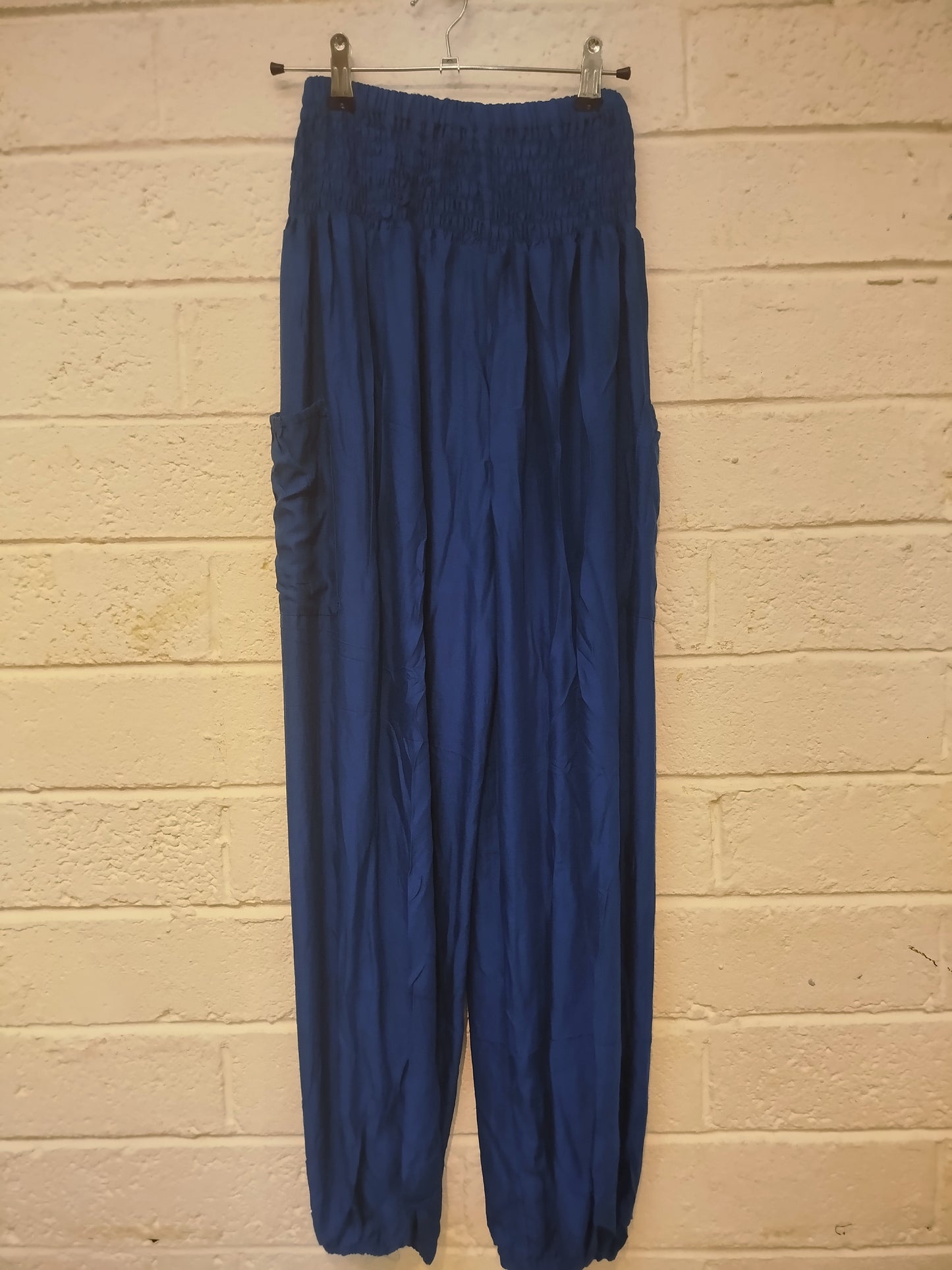 Plain Print Pocket Trousers