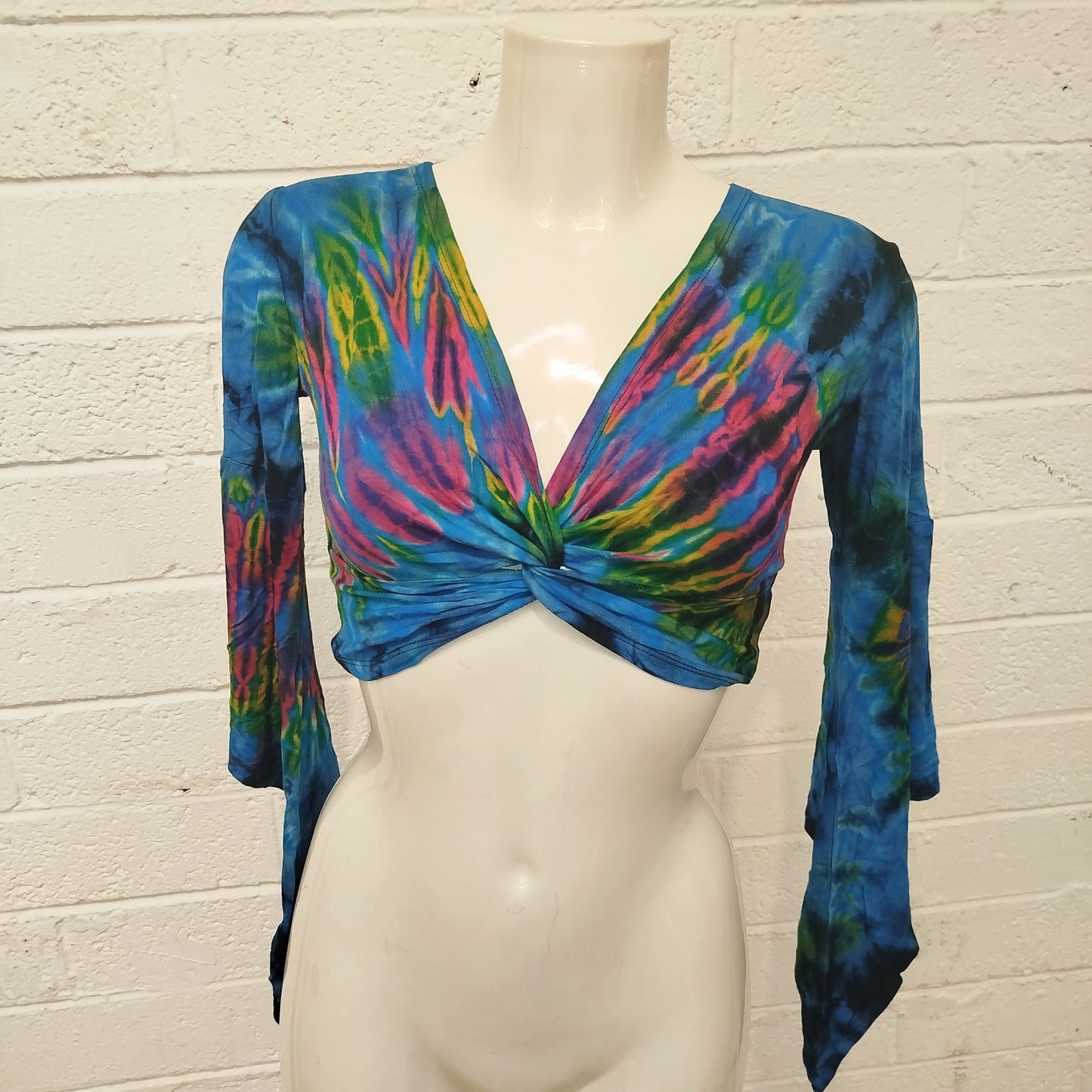 Twist Tie-Dye Crop Top
