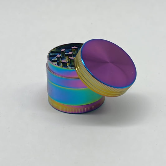 Oil Spill Small 4 Part Herb Grinder Mini