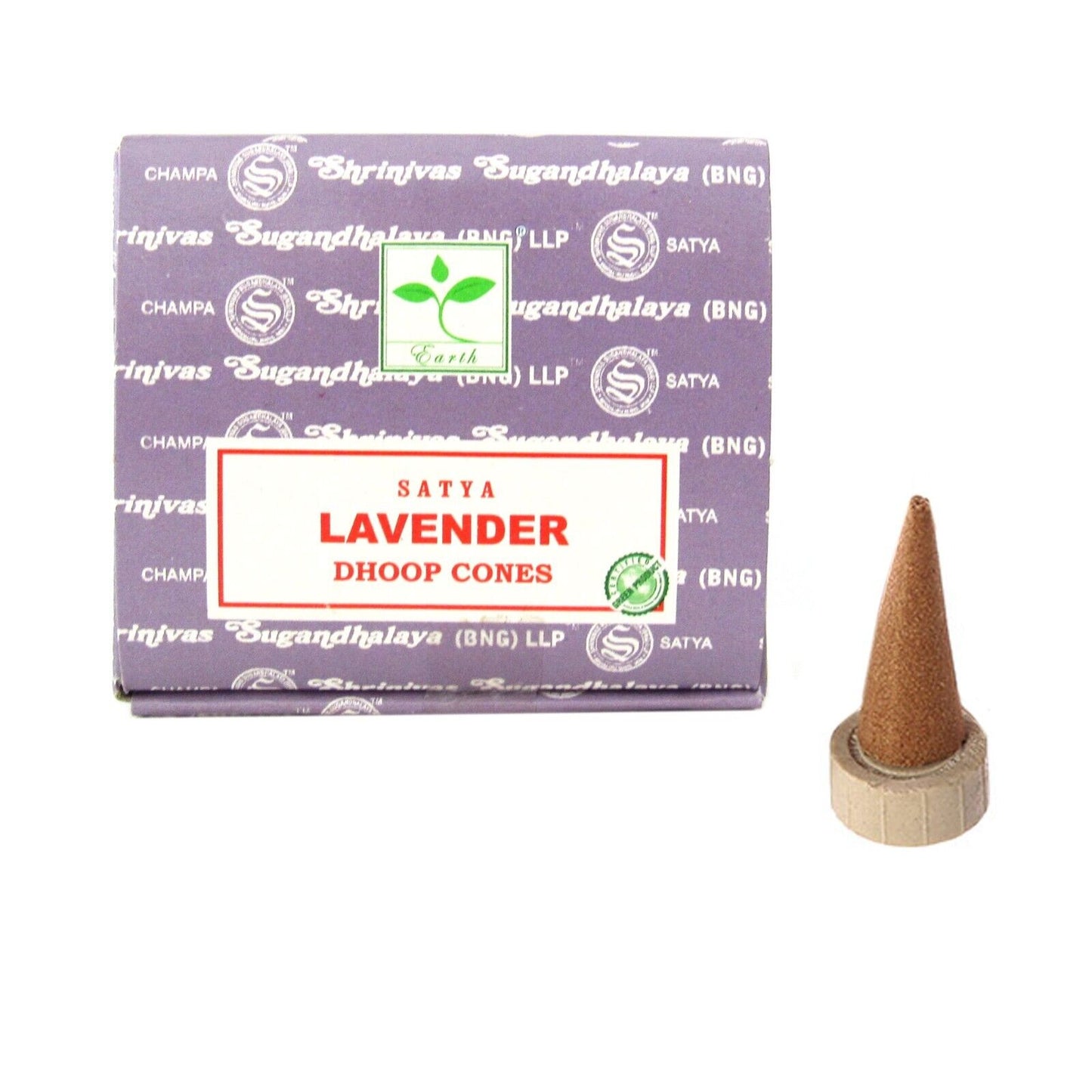 SATYA Lavender Incense Cones