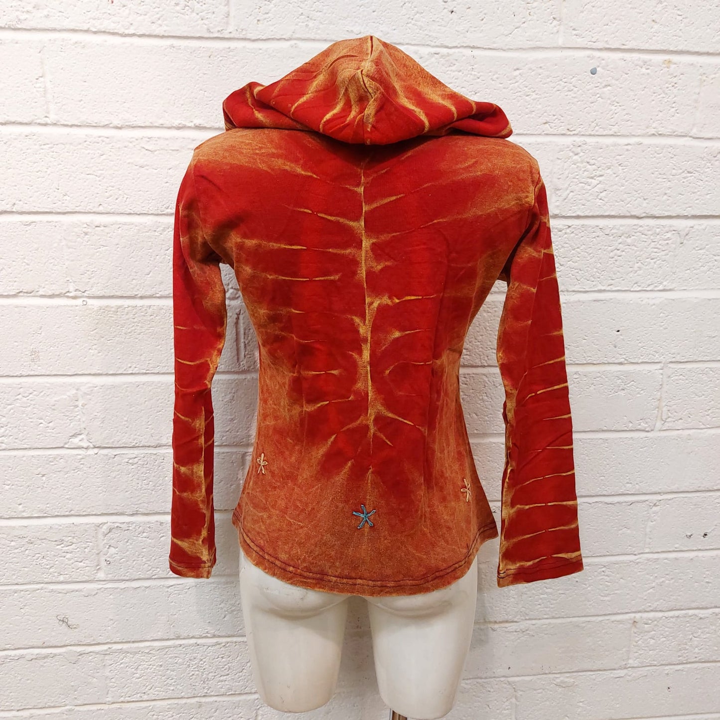 Embroidered Flower Hoodies