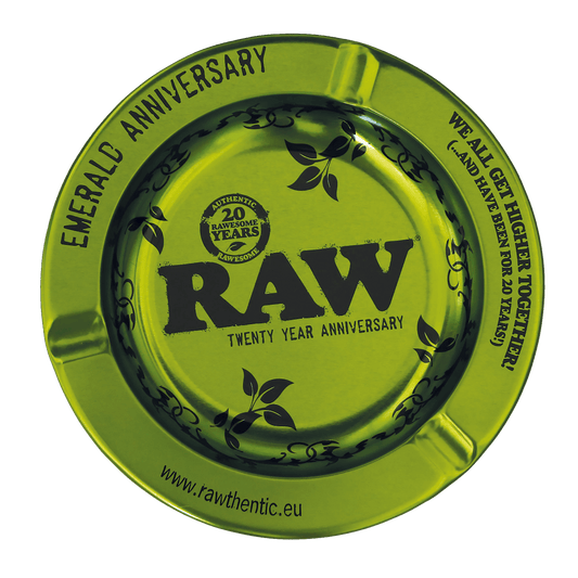 RAW Emerald 20 Years Metal Ashtray