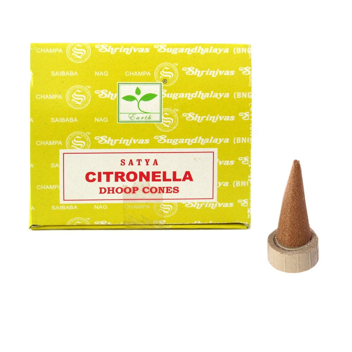 SATYA Citronella Incense Cones