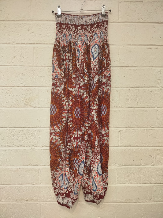 Mandala Paisley Print Trousers