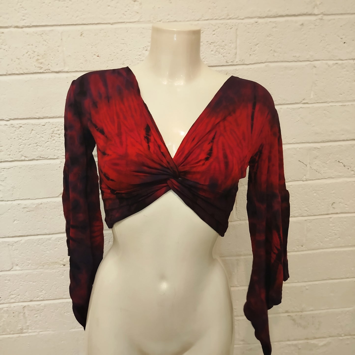 Twist Tie-Dye Crop Top