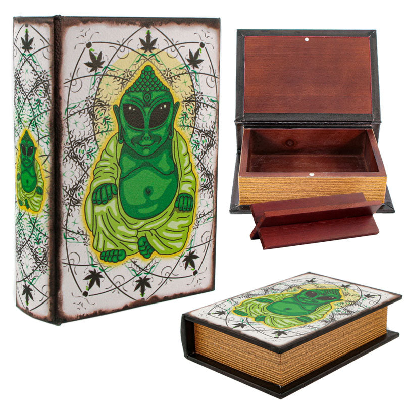 Stash Book Rolling Box - Alien Buddha
