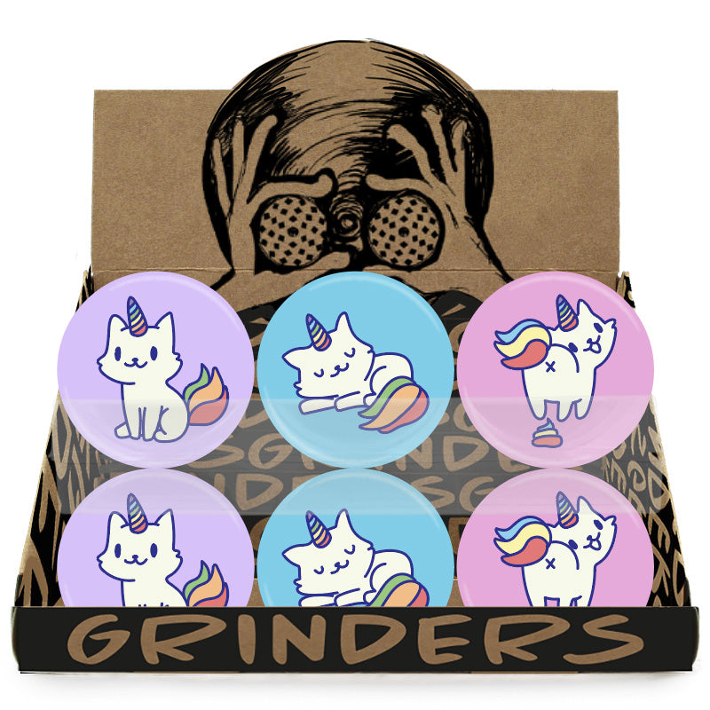 Unicorn Cats 2-Part Acrylic Grinders