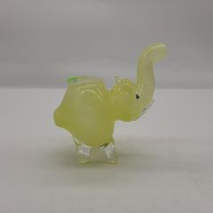 Elephant Glass Pipe - Yellow