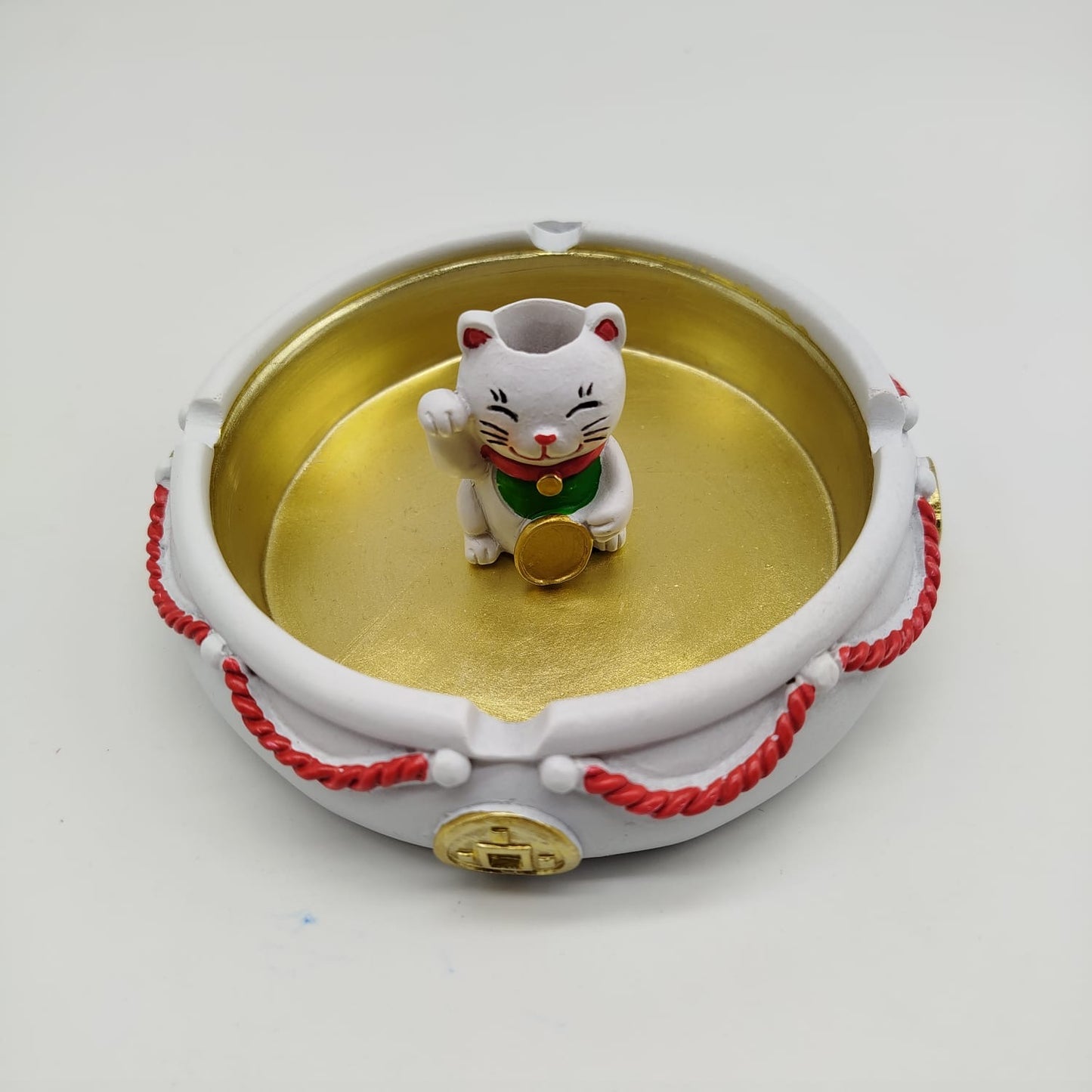 Snuffer Cat Ceramic Ashtray