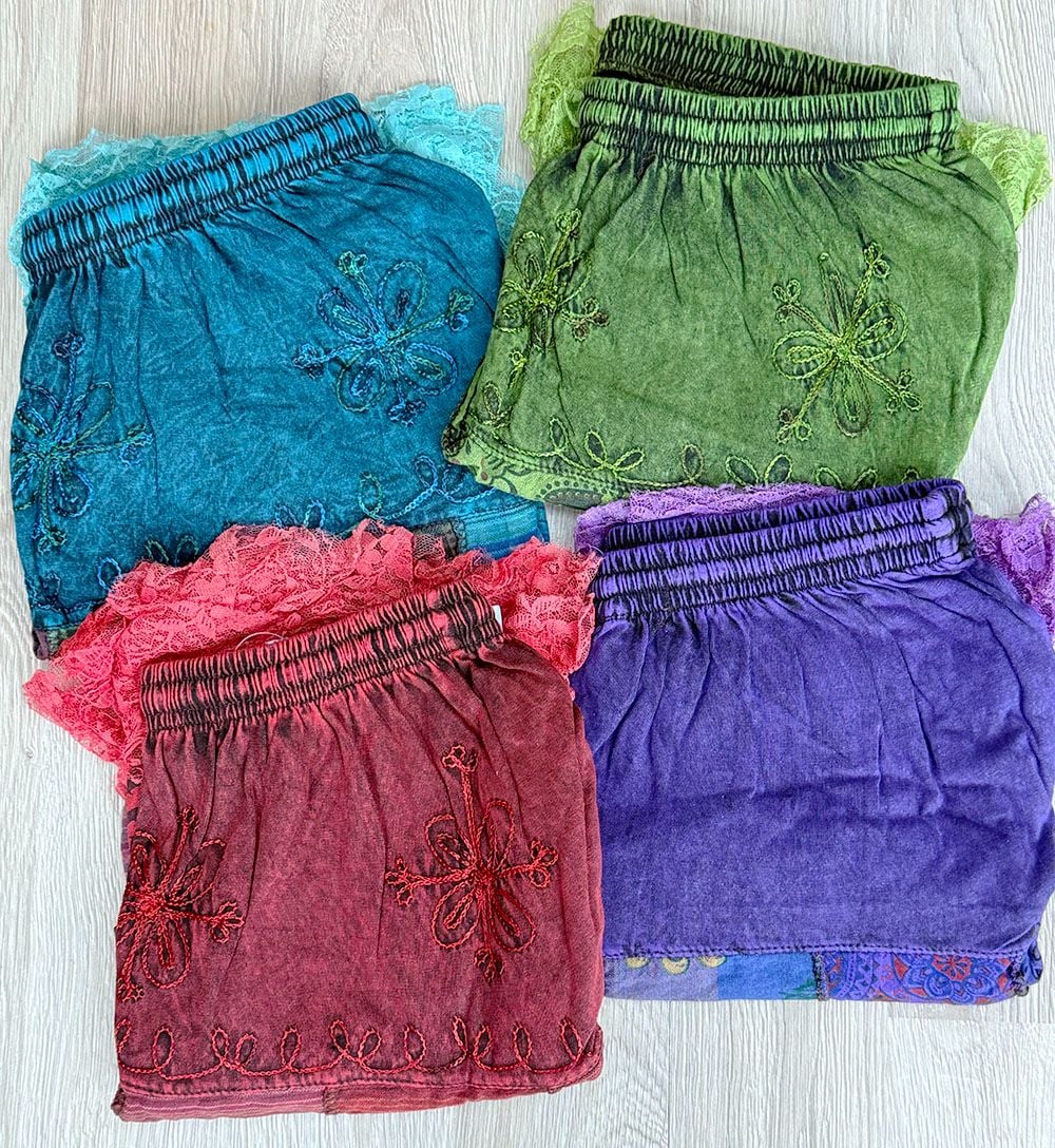 Acid Wash Maxi Skirts