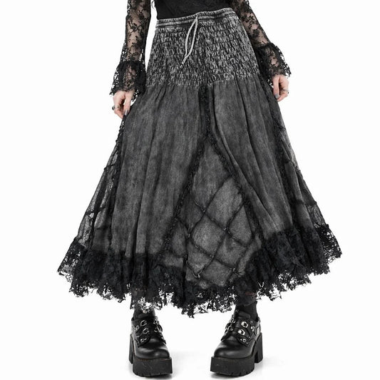 Cross Patch Maxi Skirts
