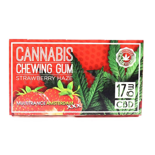 CBD Chewing Gum: Strawberry Haze - 17mg