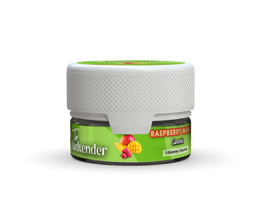 The Budtender - Hemp Gummies - Raspberry Mango - 5 Pack