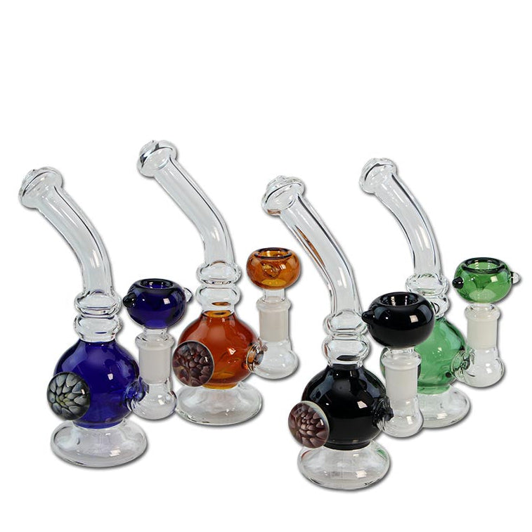 Cachimbo de água Blackleaf Blue Eye com tigela adaptadora