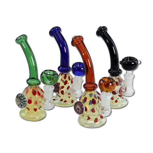 BLACKLEAF Flower Glass Water Pipes - Spots