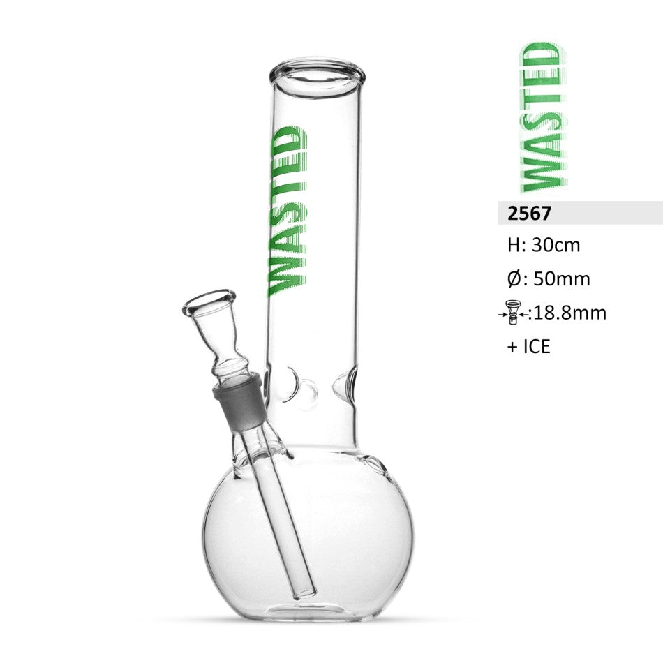 Wasted Ice Glass Water Pipe