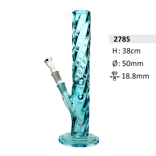 Blue Twister XStrong Glass Water Pipe