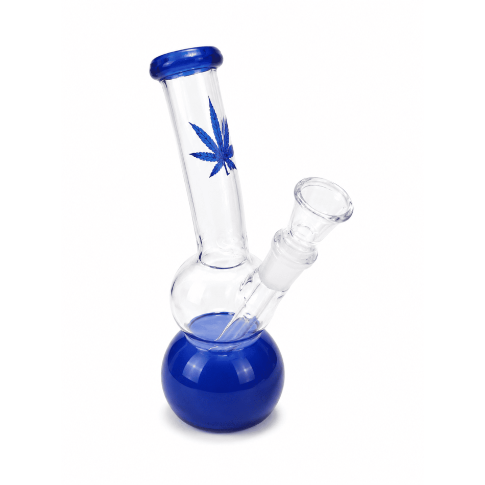 Blue Glass Water Pipe