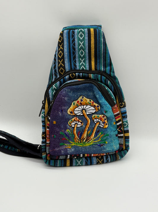 Mushroom Convertable Cross-Body Bag
