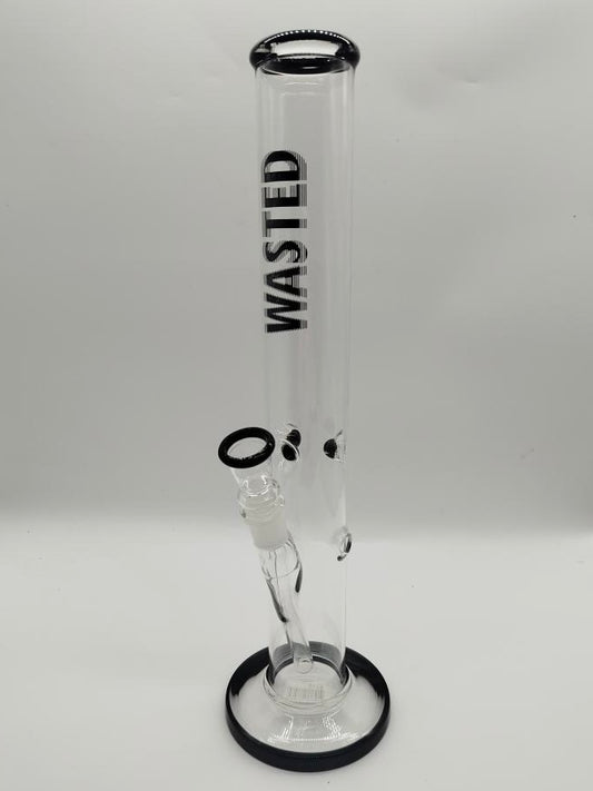Wasted Straight Glass Water Pipe