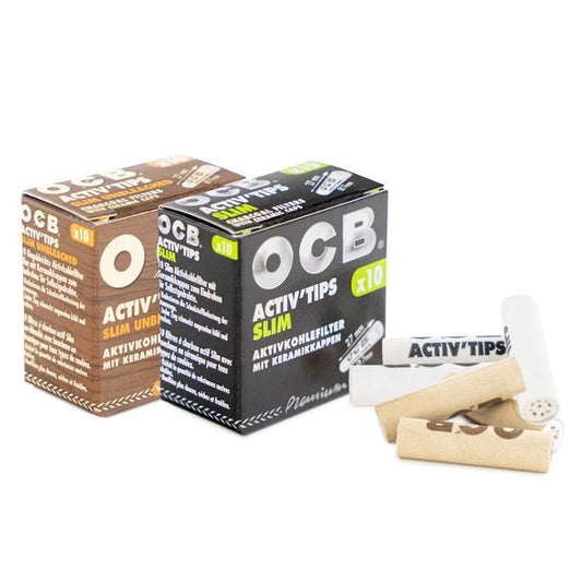 OCB Activated Charcoal Filters x 10