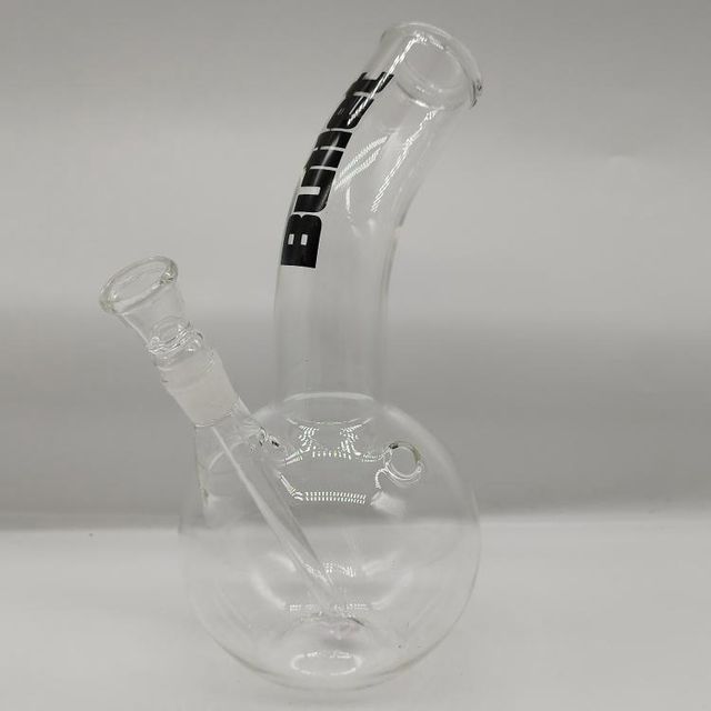 Bullet Curved Mouthpiece Glass Bong