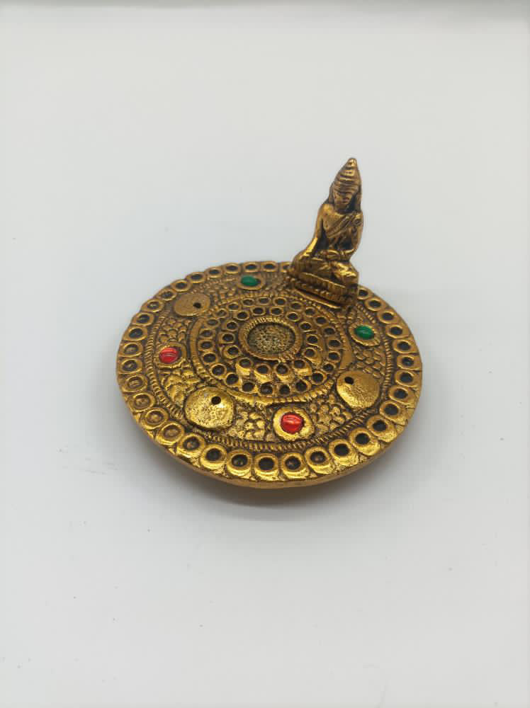 Bronze Hamsa Incense Plate