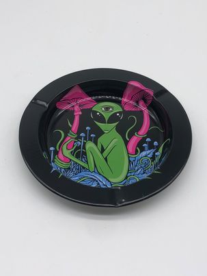 Metal Alien Ashtray