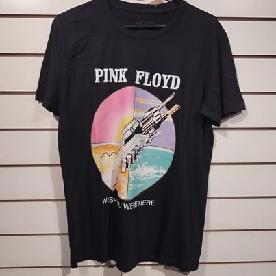 Camiseta "Gostaria que você estivesse aqui, robô" do Pink Floyd 