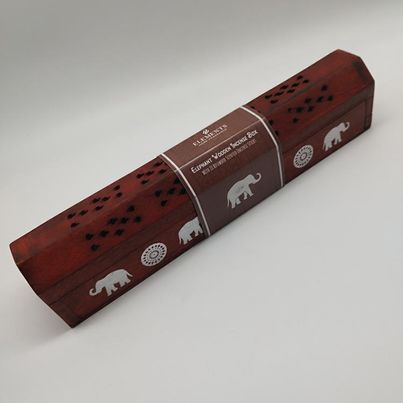 Elephant Wooden Incense Box