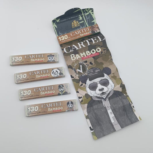 CARTEL XL Rolling Papers w/ Tips - Bamboo Pandas Collection