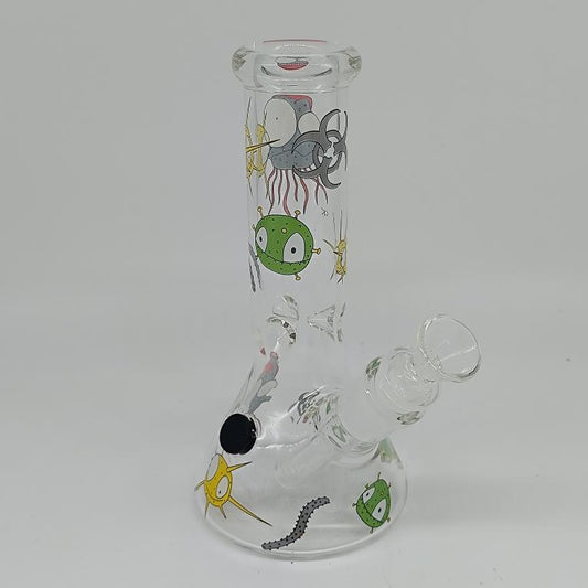 Haze Invaders XStrong Glass Water Pipe