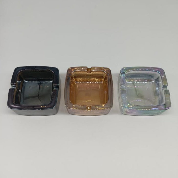 Metallic Glass Ashtrays