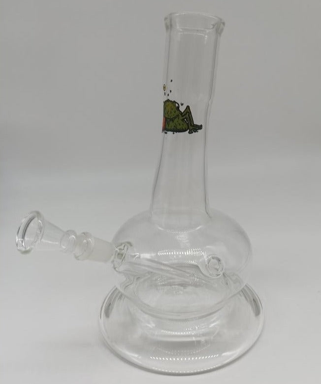 BULLFROG FATTY Glass Bong - Flat Base