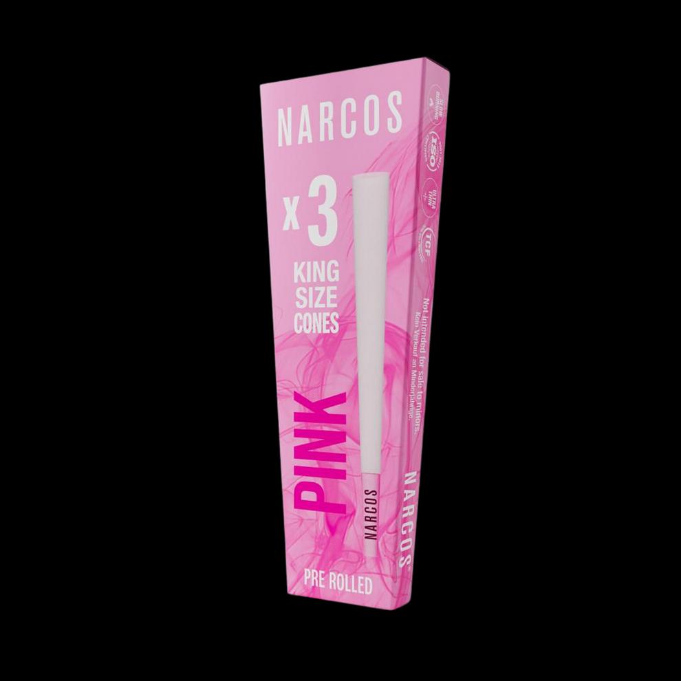 NARCOS Pink Kingsize Pre-Rolled Cones