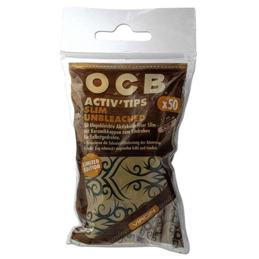 OCB Limited Edition Brown Activated Charcoal Filters