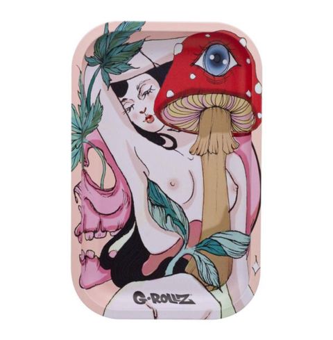 G-ROLLZ 'Mushroom Lover' Medium Rolling Tray