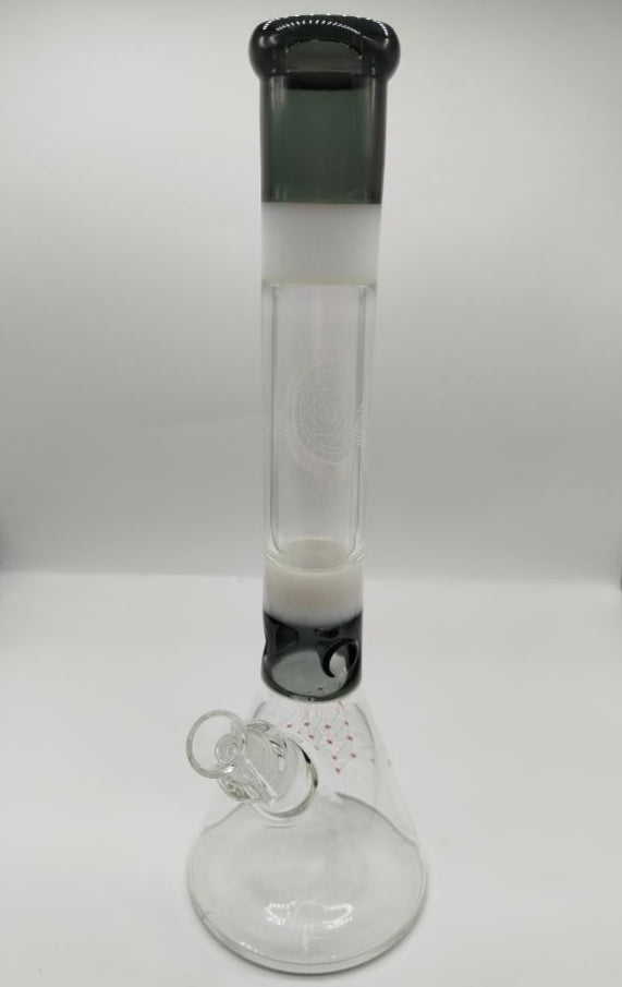 X-Strong Geometric Glass Water Pipe