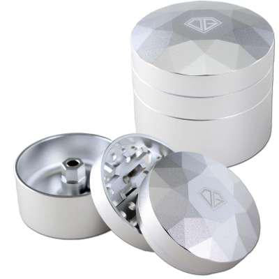 BLACK LEAF Diamond 3-Pat Herb Grinders